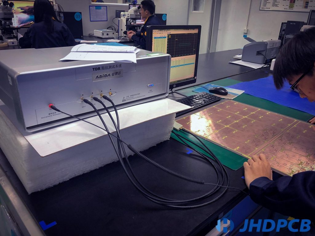 jhdpcb Artificial impedance test 人工阻抗测试