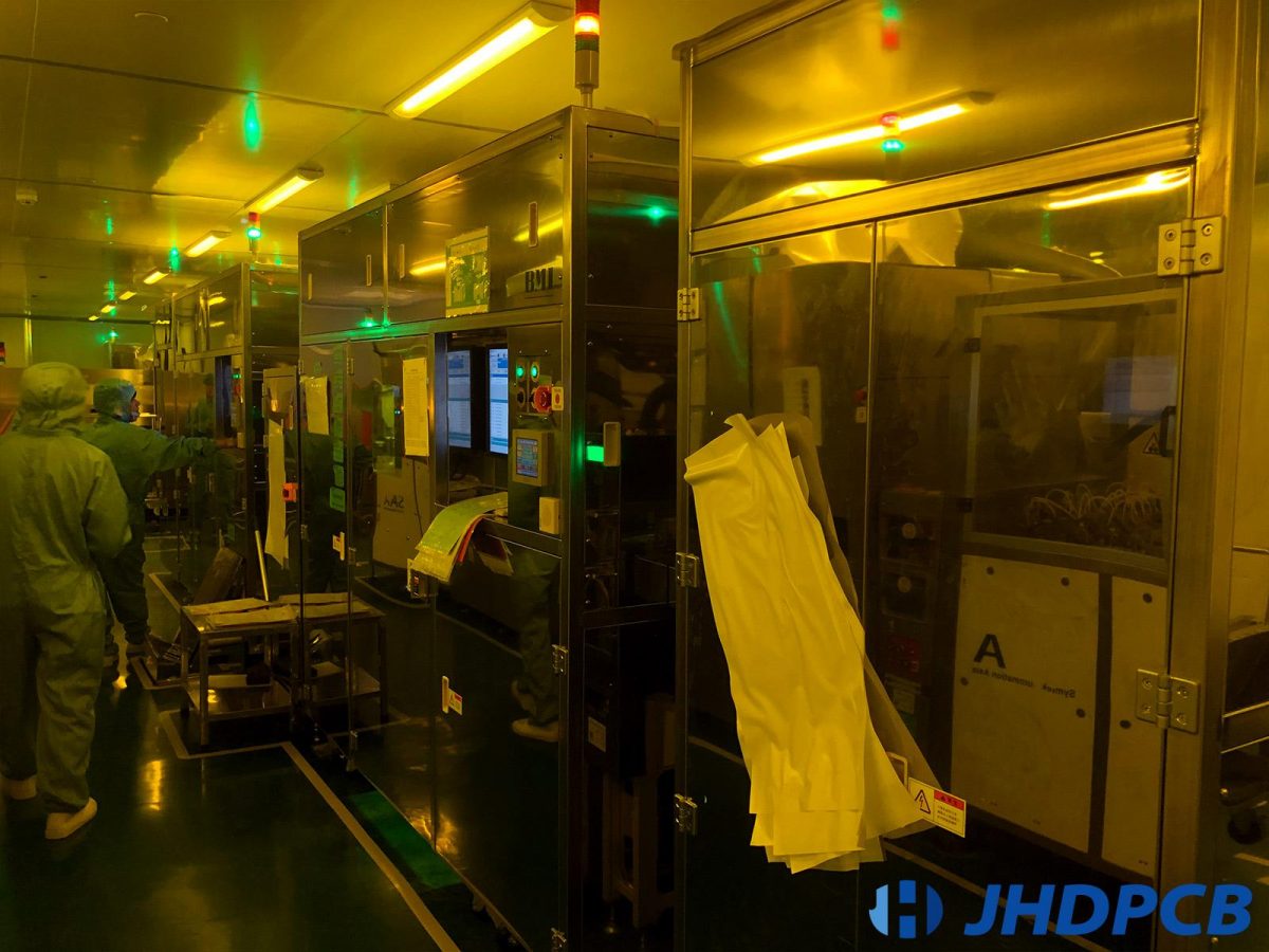 jhdpcb clean room exposure machine