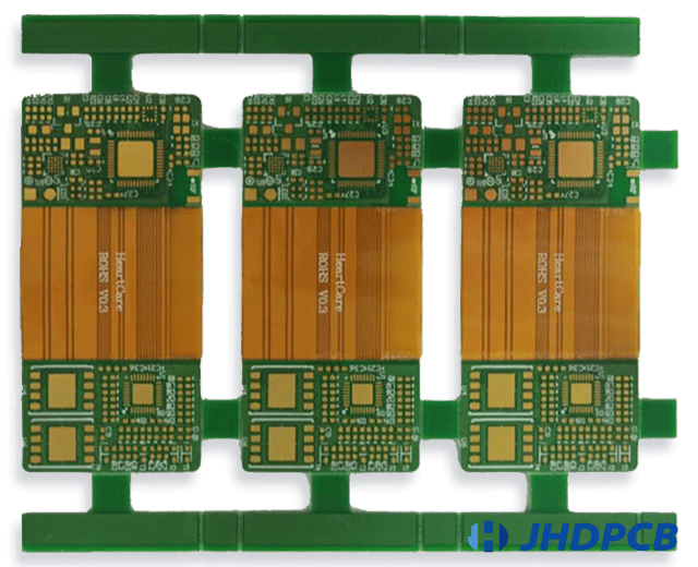 Four-layer-flex-rigid board