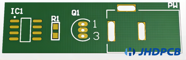 Pads on a PCB