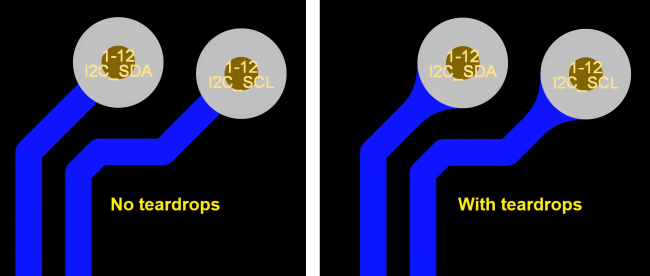 the role of PCB teardrop